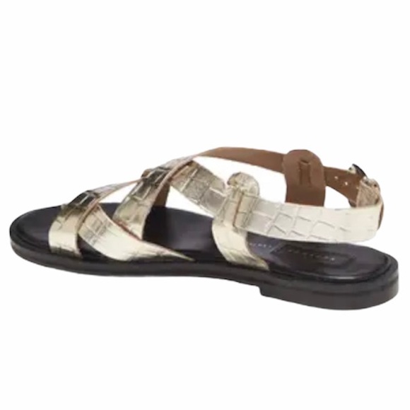 TOPSHOP Paige Sandal Embossed Leather Toe Wrap - Picture 8 of 15